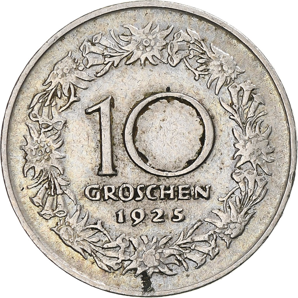 Coin, Austria, 10 Groschen, 1925, , Copper-nickel, KM:2838