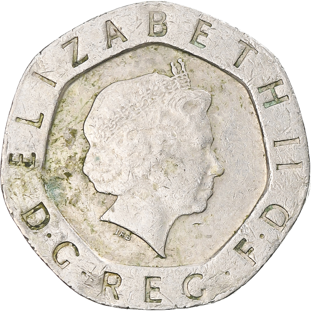 369678] Coin, Great Britain, Elizabeth II, 20 Pence, 1998, EF