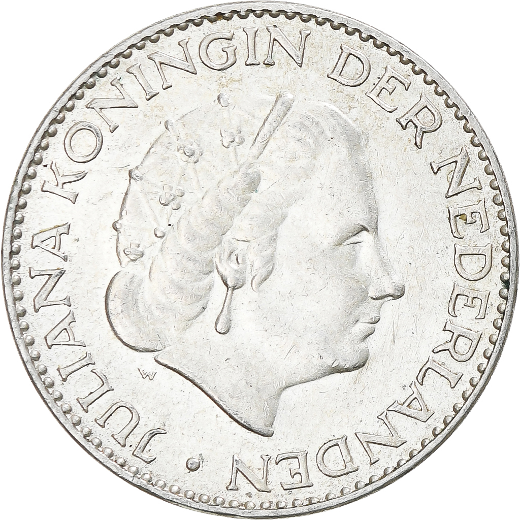Coin, Netherlands, Juliana, Gulden, 1956, Utrecht, , Silver, KM:184