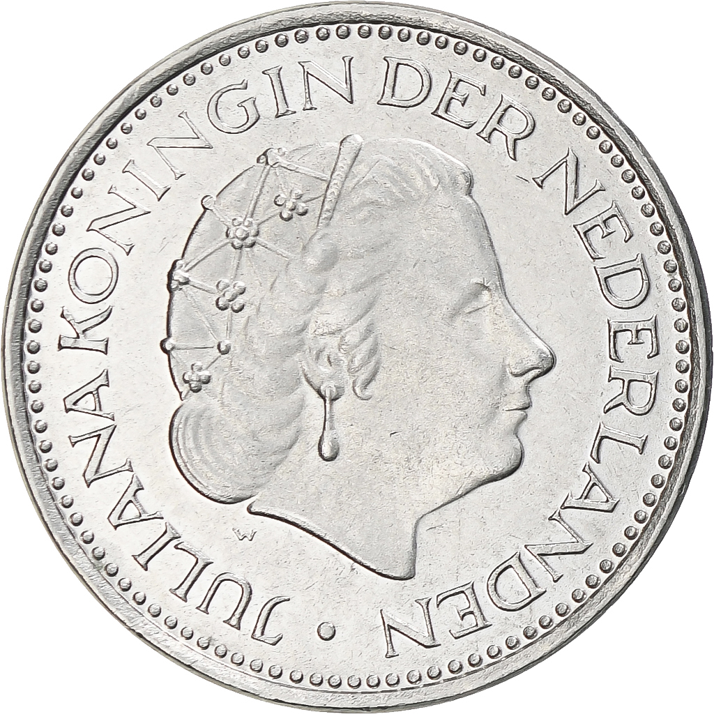 Coin, Netherlands, Juliana, Gulden, 1973, , Nickel, KM:184a