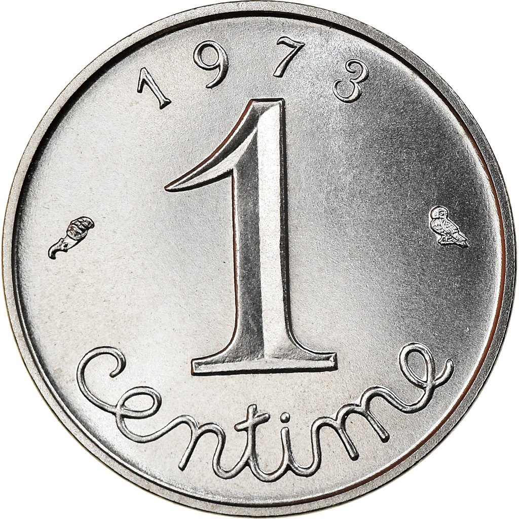 Coin, France, Épi, Centime, 1973, Paris, FDC, , Stainless Steel