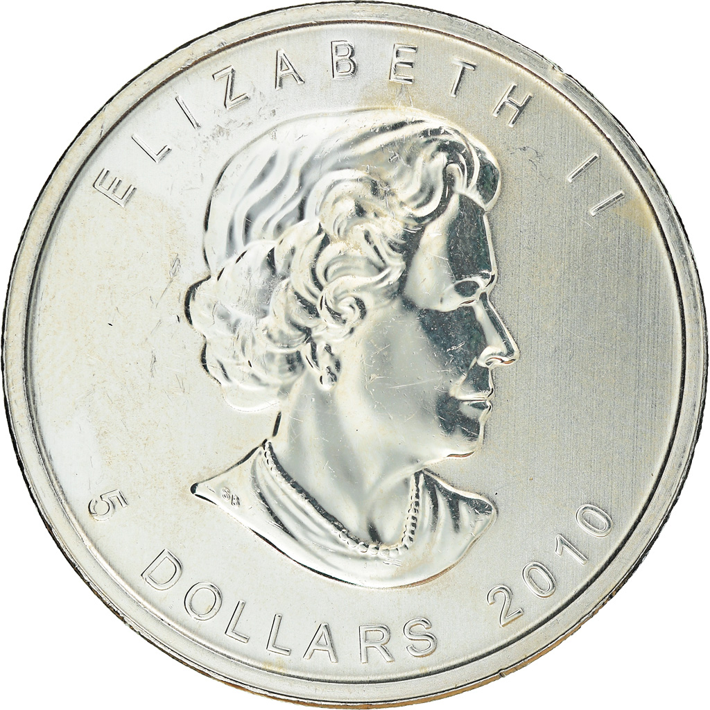 Coin, Canada, Elizabeth II, 5 Dollars, 2010, Royal Canadian Mint, 