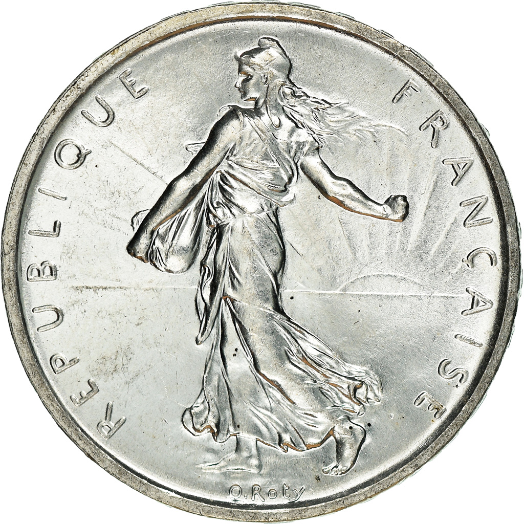 Coin, France, Semeuse, 5 Francs, 1960, , Silver, KM:926, Gadoury:770