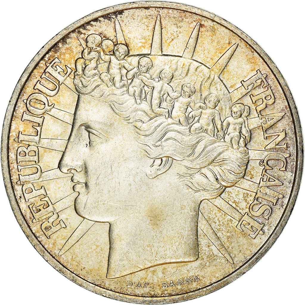 Coin, France, Fraternité, 100 Francs, 1988, , Silver, KM:966