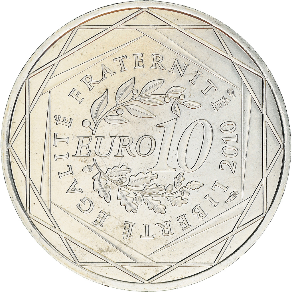 France, 10 Euro, 2010, Paris, , Silver, KM:1665