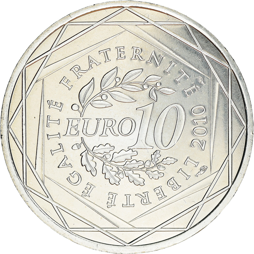 France, 10 Euro, Bourgogne, 2010, Paris, , Silver, KM:1649