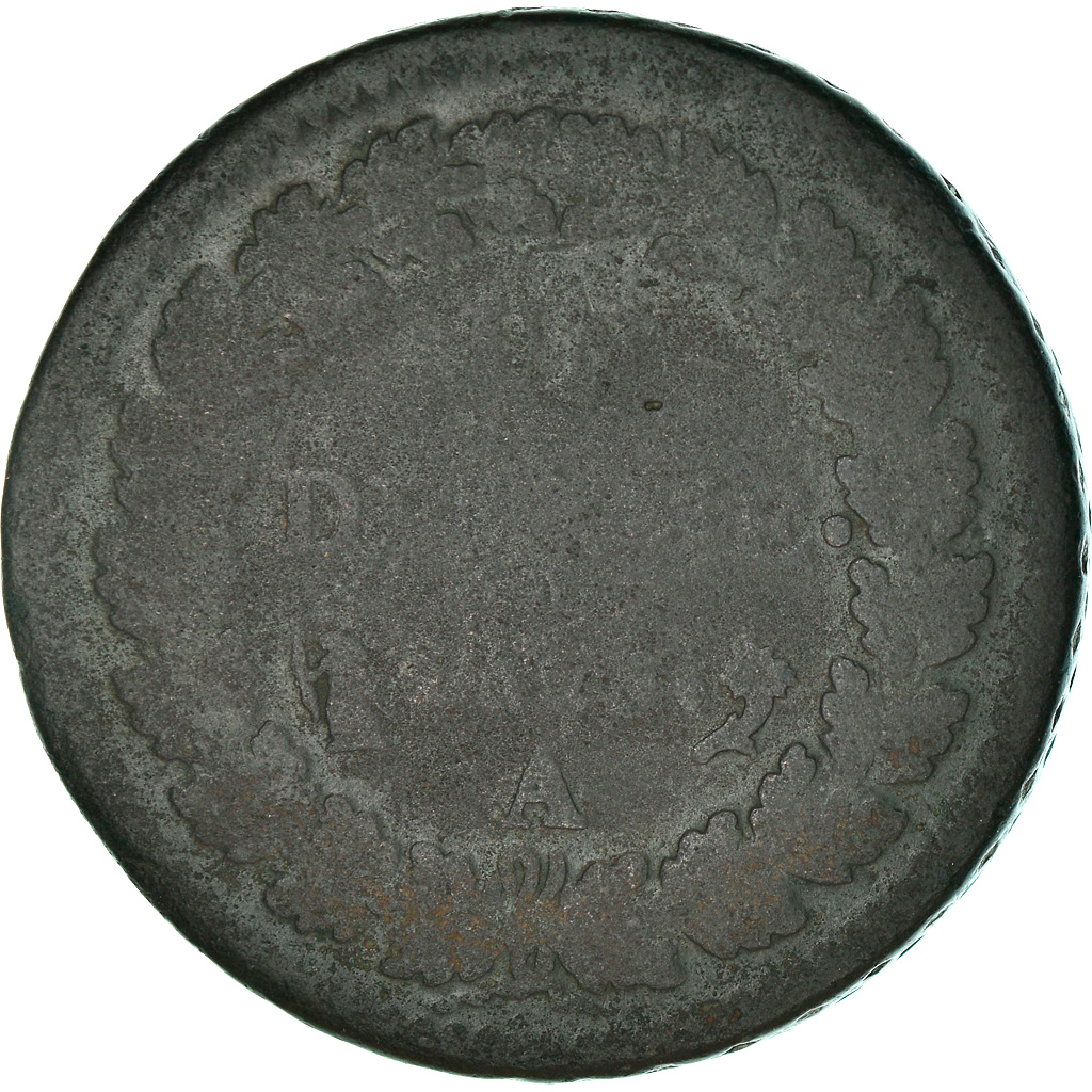Coin, France, Dupré, Decime, AN 8, Paris, , Bronze, KM:644.1
