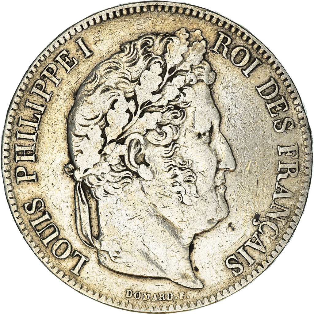Coin, France, Louis-Philippe, 5 Francs, 1835, Paris, , Silver
