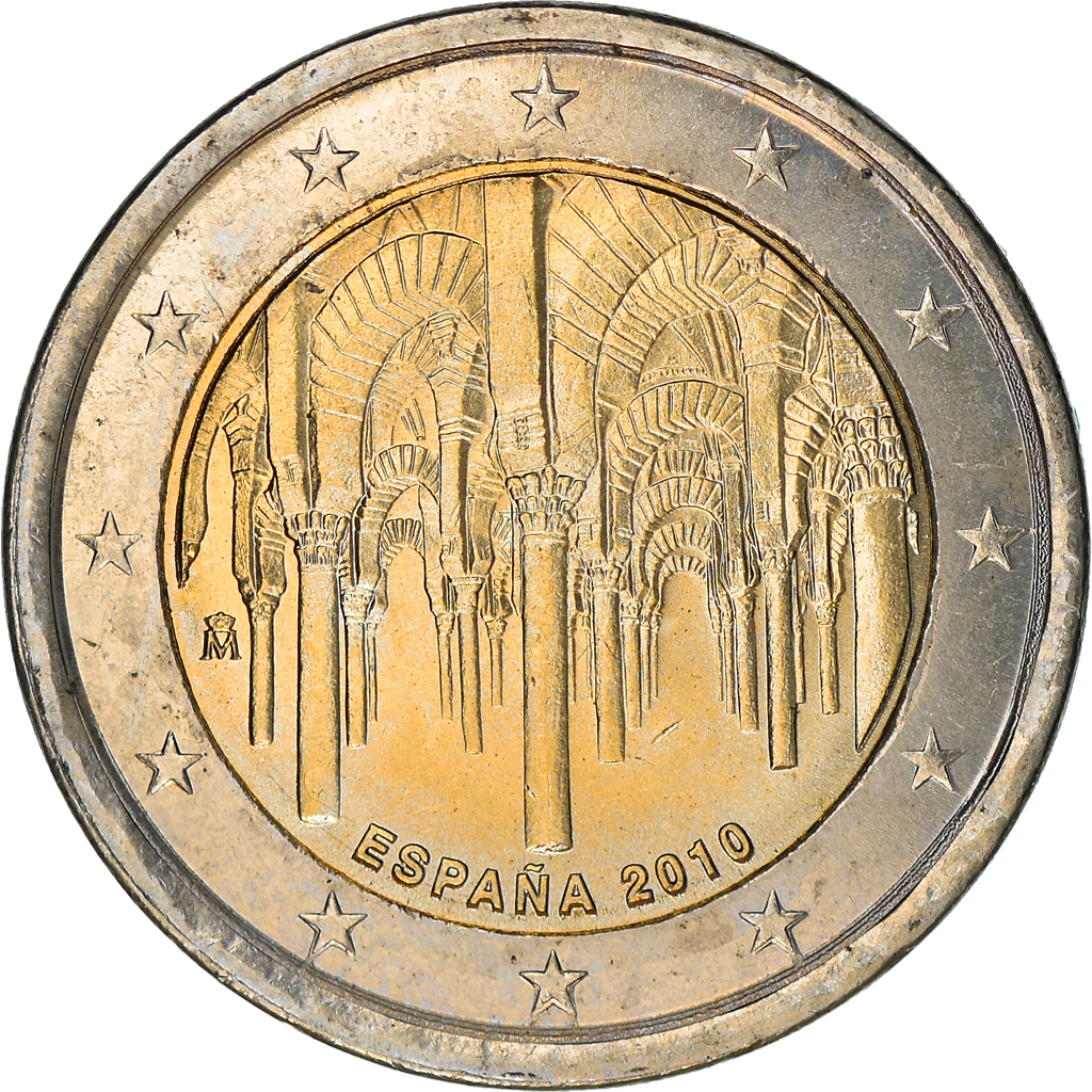 Spanien, 2 Euro, Cordoba - UNESCO Heritage site, 2010, Madrid, UNZ, Bi-Metallic