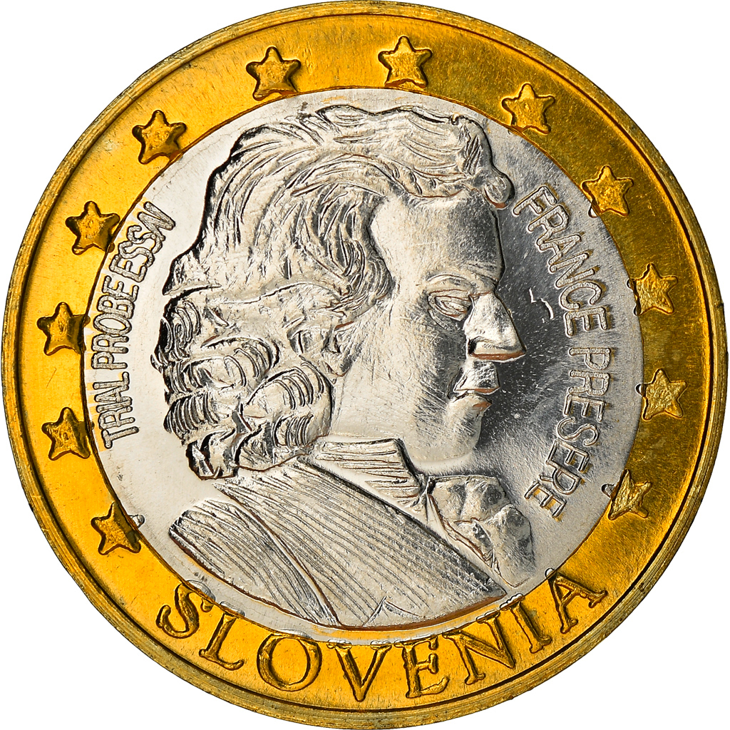 Slovénie, Fantasy euro patterns, Euro, 2004, Proof, FDC, Bi-Metallic