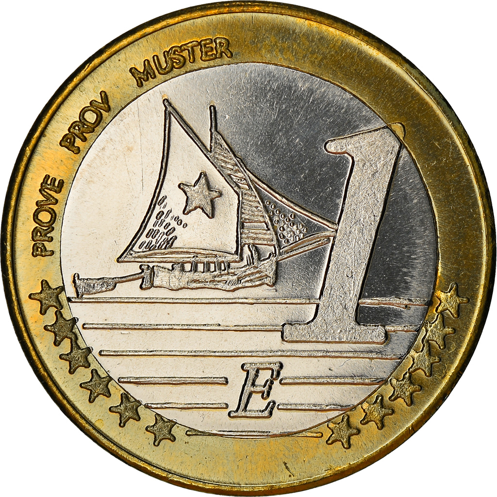 Slovénie, Fantasy euro patterns, Euro, 2004, Proof, FDC, Bi-Metallic