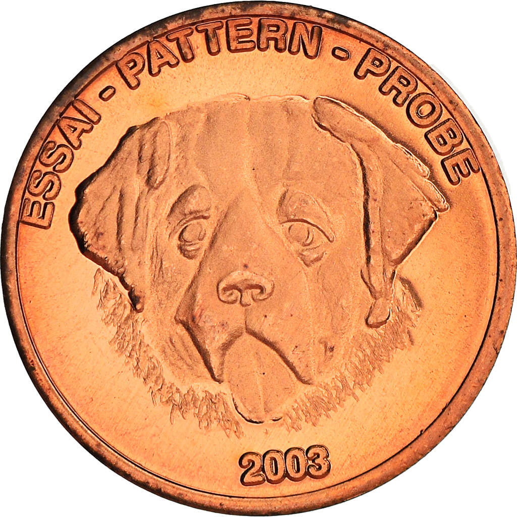 Suiza, Fantasy euro patterns, Euro Cent, 2003, FDC, Cobre chapado en acero