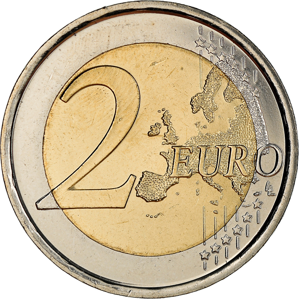Spanien, 2 Euro, 10 years euro, 2012, Madrid, UNZ, Bi-Metallic, KM:1252