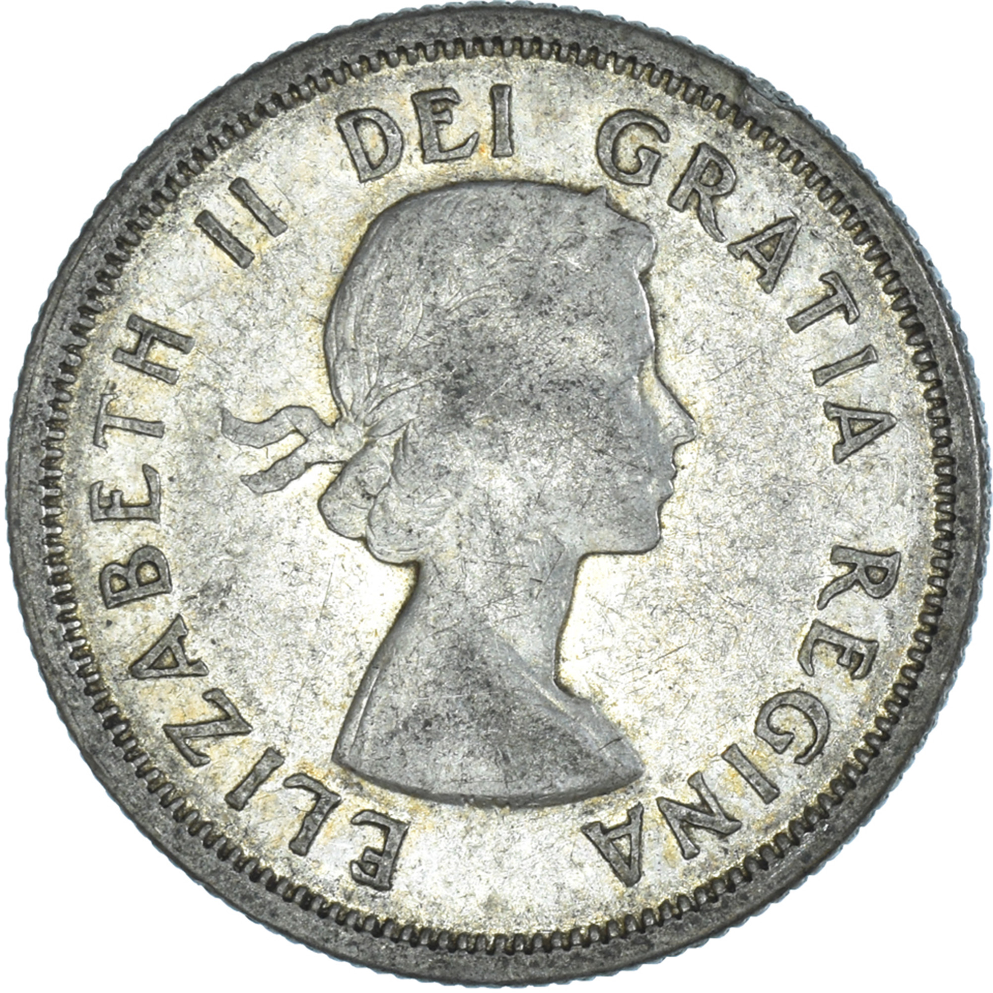 Coin, Canada, Elizabeth II, 25 Cents, 1961, Royal Canadian Mint, Ottawa