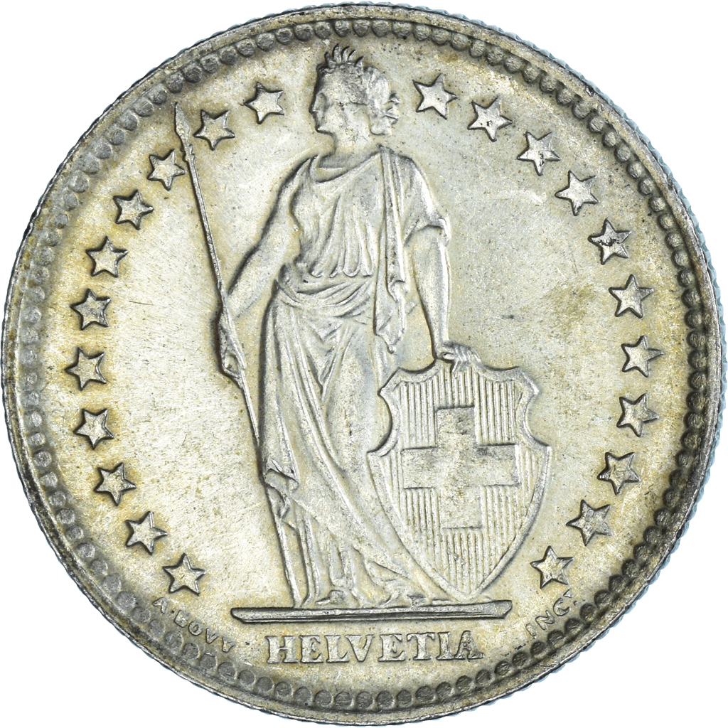Coin, Switzerland, 2 Francs, 1963, Bern, , Silver, KM:21