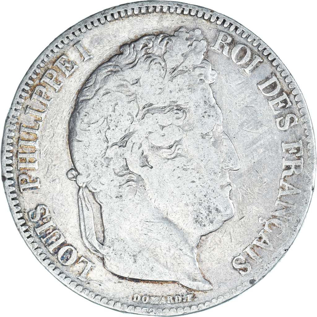 Coin, France, Louis-Philippe, 5 Francs, 1833, Paris, , Silver