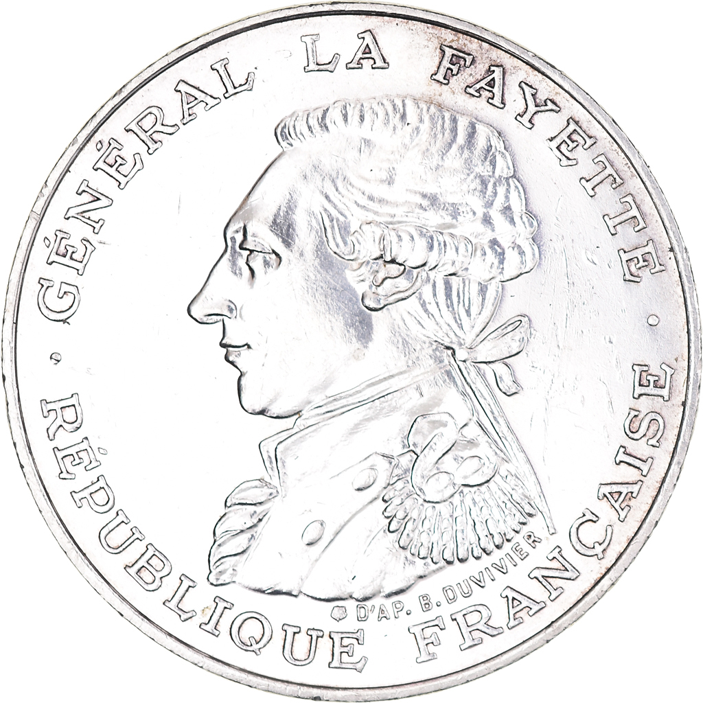 Coin, France, Lafayette, 100 Francs, 1987, , Silver, KM:962
