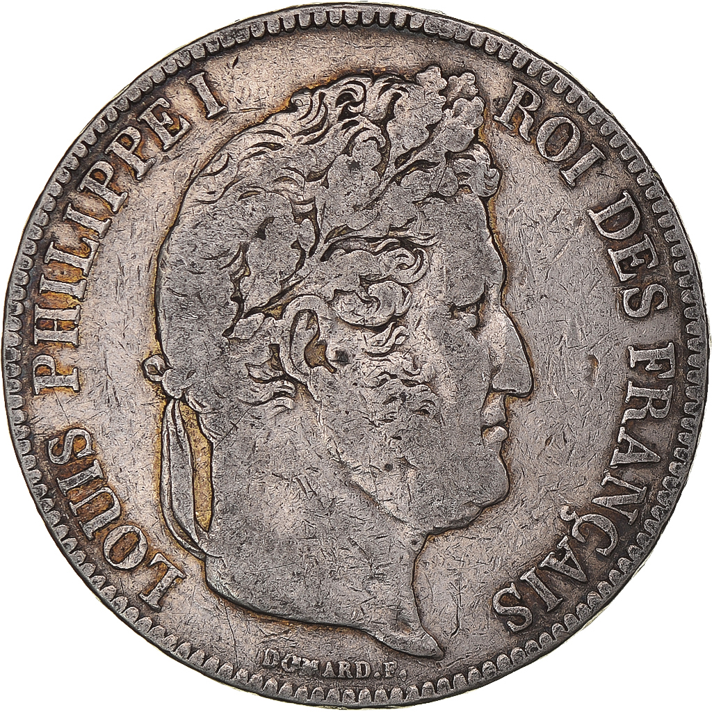 Coin, France, Louis-Philippe, 5 Francs, 1835, Paris, , Silver