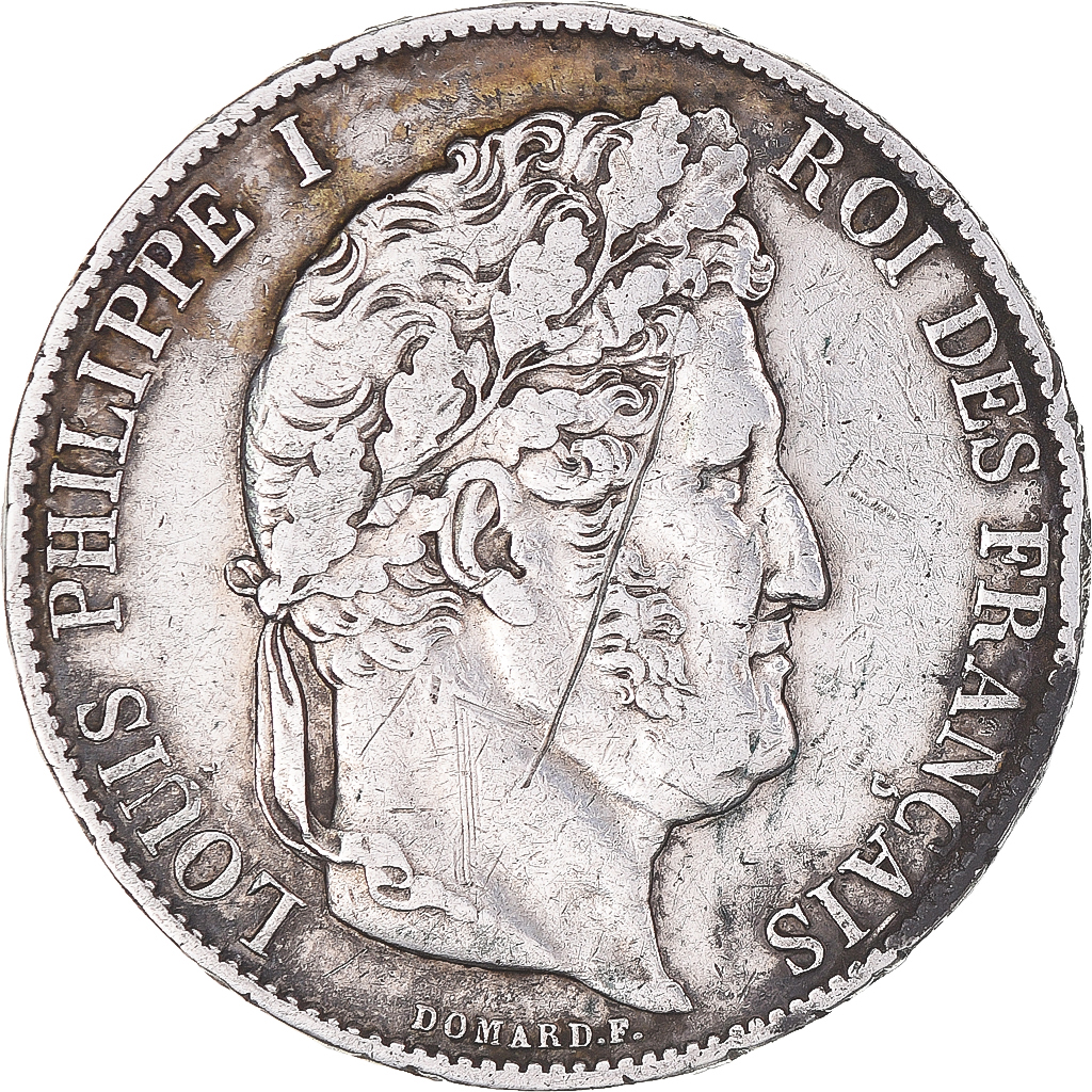 Coin, France, Louis-Philippe, 5 Francs, 1847, Paris, , Silver