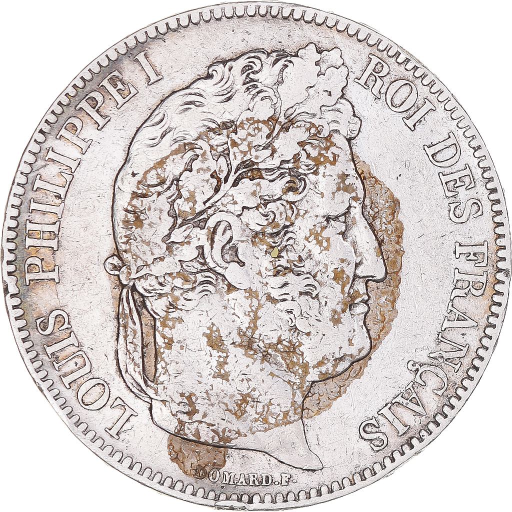 Coin, France, Louis-Philippe, 5 Francs, 1841, Strasbourg, , Silver