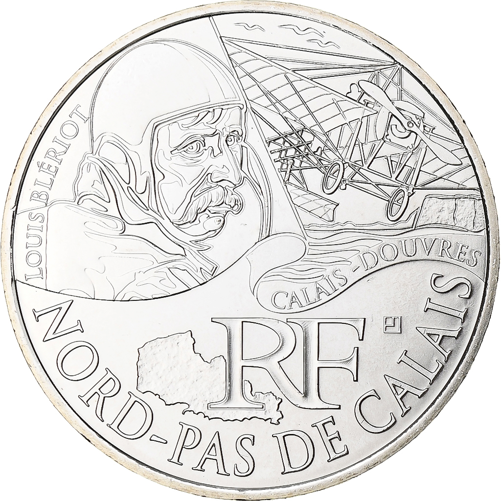 France, 10 Euro, Nord-Pas de Calais, 2012, Paris, , Silver, KM:1880