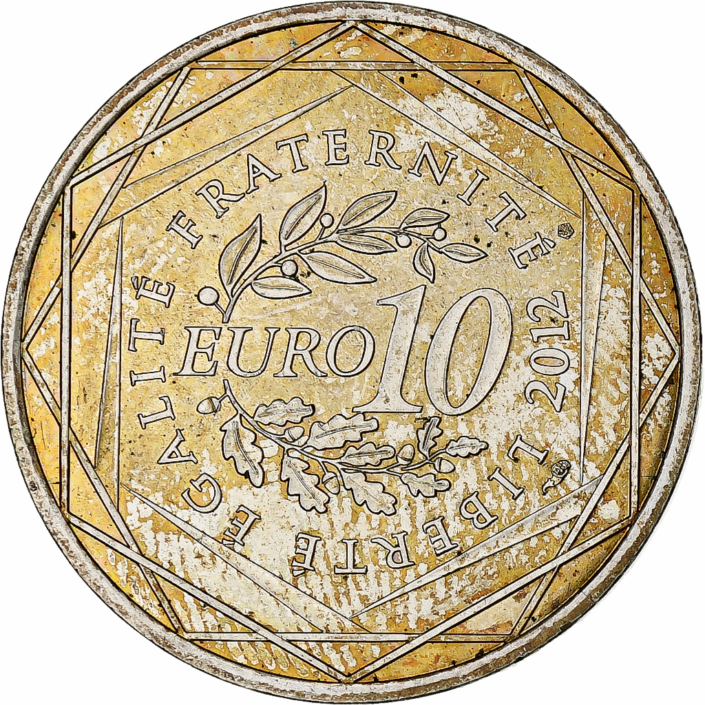 Frankreich, 10 Euro, Ile de France, 2012, Paris, UNZ, Silber, KM:1875