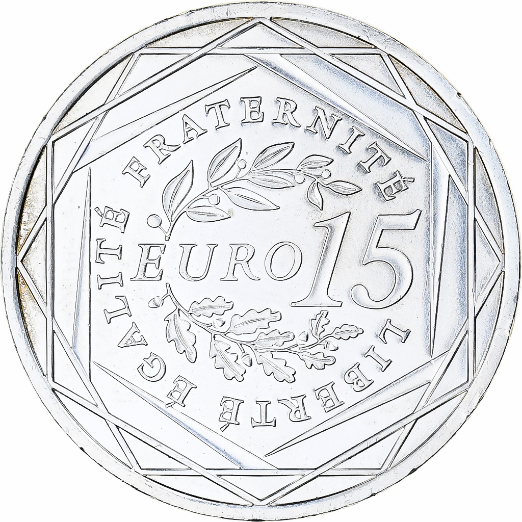 France, 15 Euro, Semeuse, 2008, , Silver, Gadoury:EU288, KM:1535