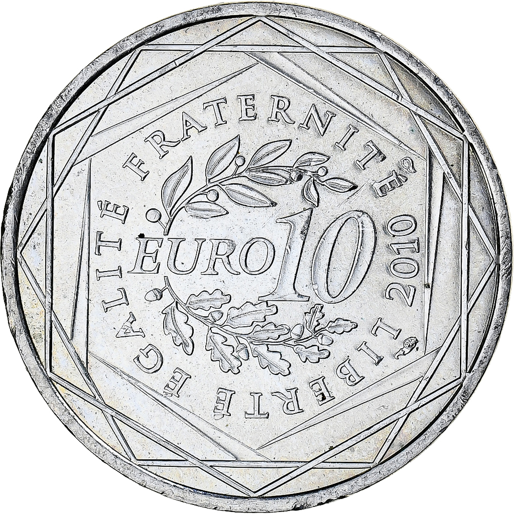Frankreich, 10 Euro, Bretagne, 2010, Paris, VZ+, Silber, KM:1648