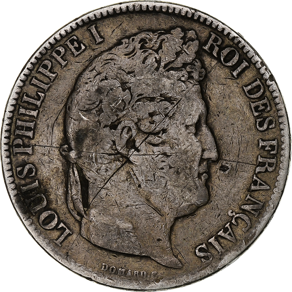 Coin, France, Louis-Philippe, 5 Francs, 1831, Lyon, , Silver, KM:744.2