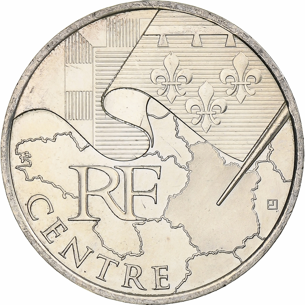 France, 10 Euro, Centre, 2010, Paris, SPL, Argent, KM:1650