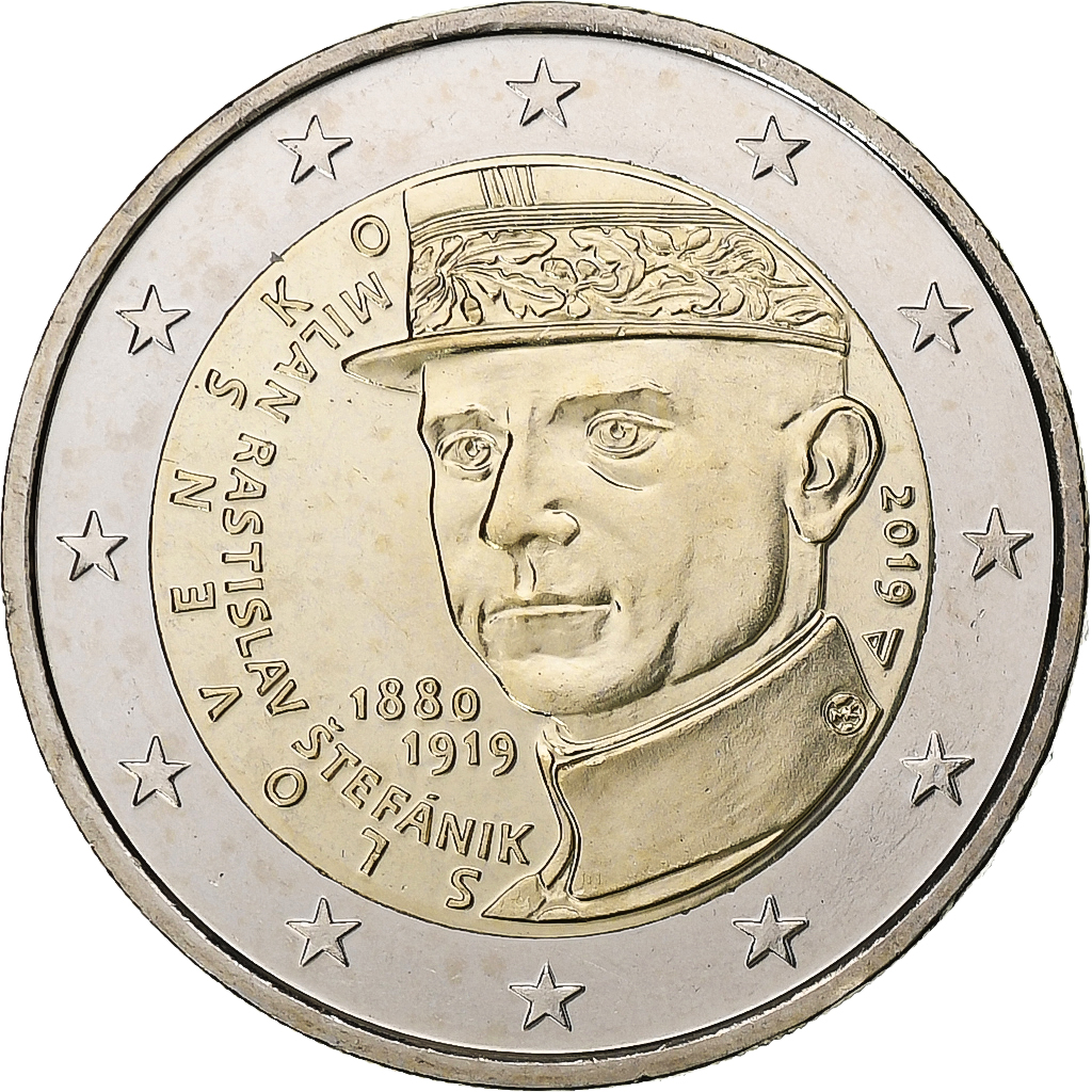 Slowakei, 2 Euro, 2019, Bi-Metallic, UNZ+, KM:New