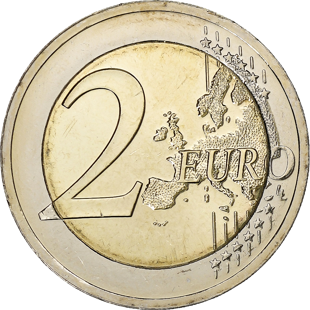 Lithuania, 2 Euro, 2018, Bi-Metallic, UNZ