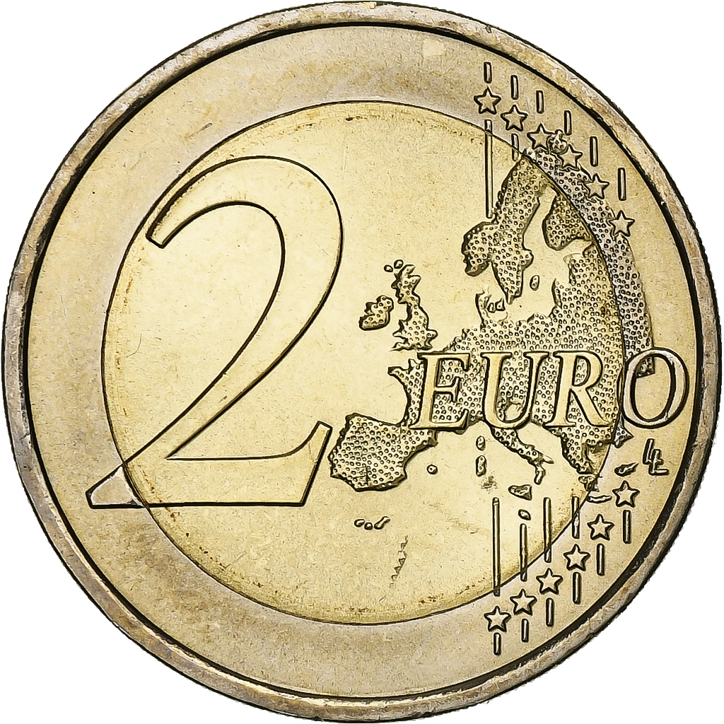 Portugal, 2 Euro, 30 ans   Drapeau européen, 2015, Bi-Metallic, UNZ+, KM:New