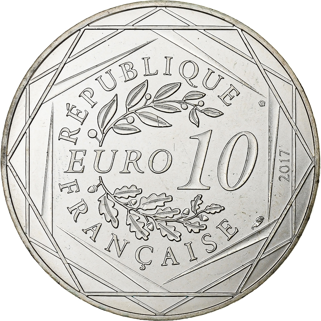 Frankreich, 10 Euro, 2017, Silber, UNZ