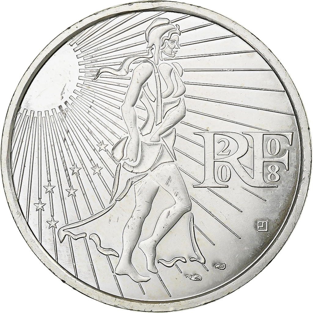 France, 15 Euro, 2008, Paris, Silver, , Gadoury:EU288, KM:1535