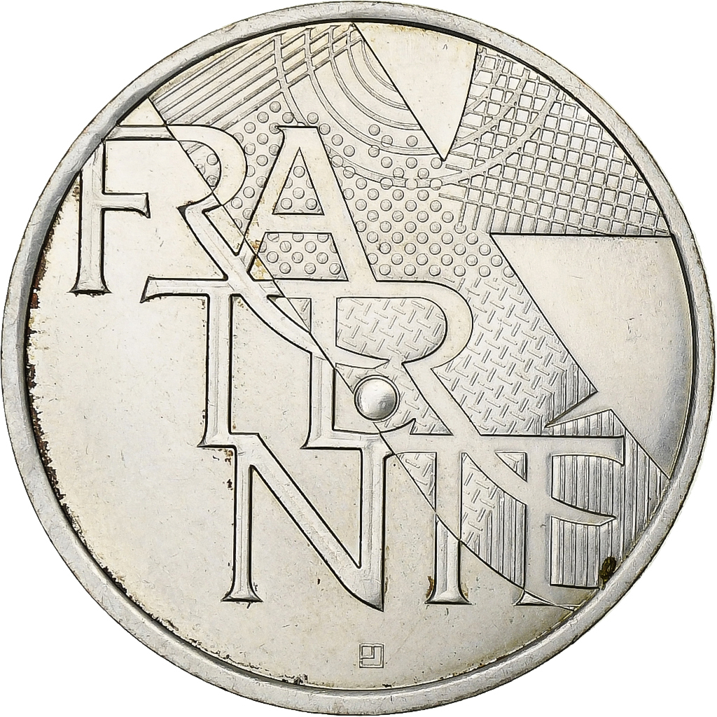 France, 5 Euros, Fraternité, 2013, Silver, MS(60-62), Gadoury:EU647