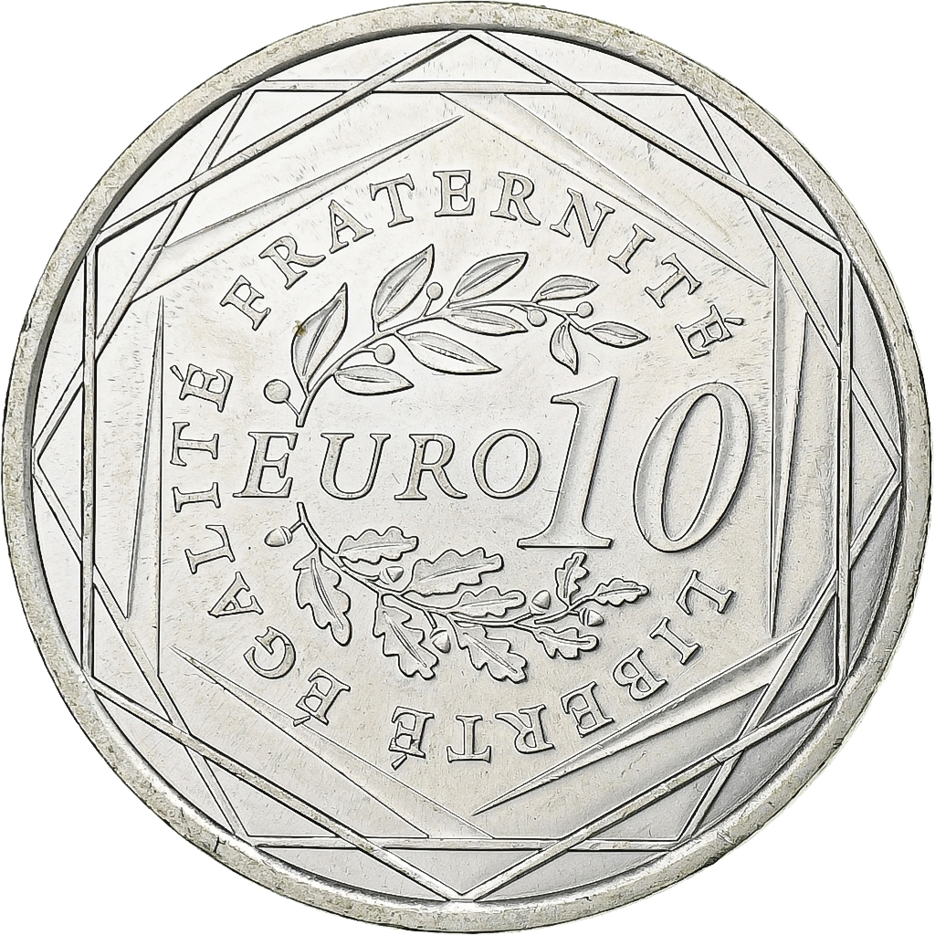 France, 10 Euro, 2009, Argent, SPL, Gadoury:EU337, KM:1580