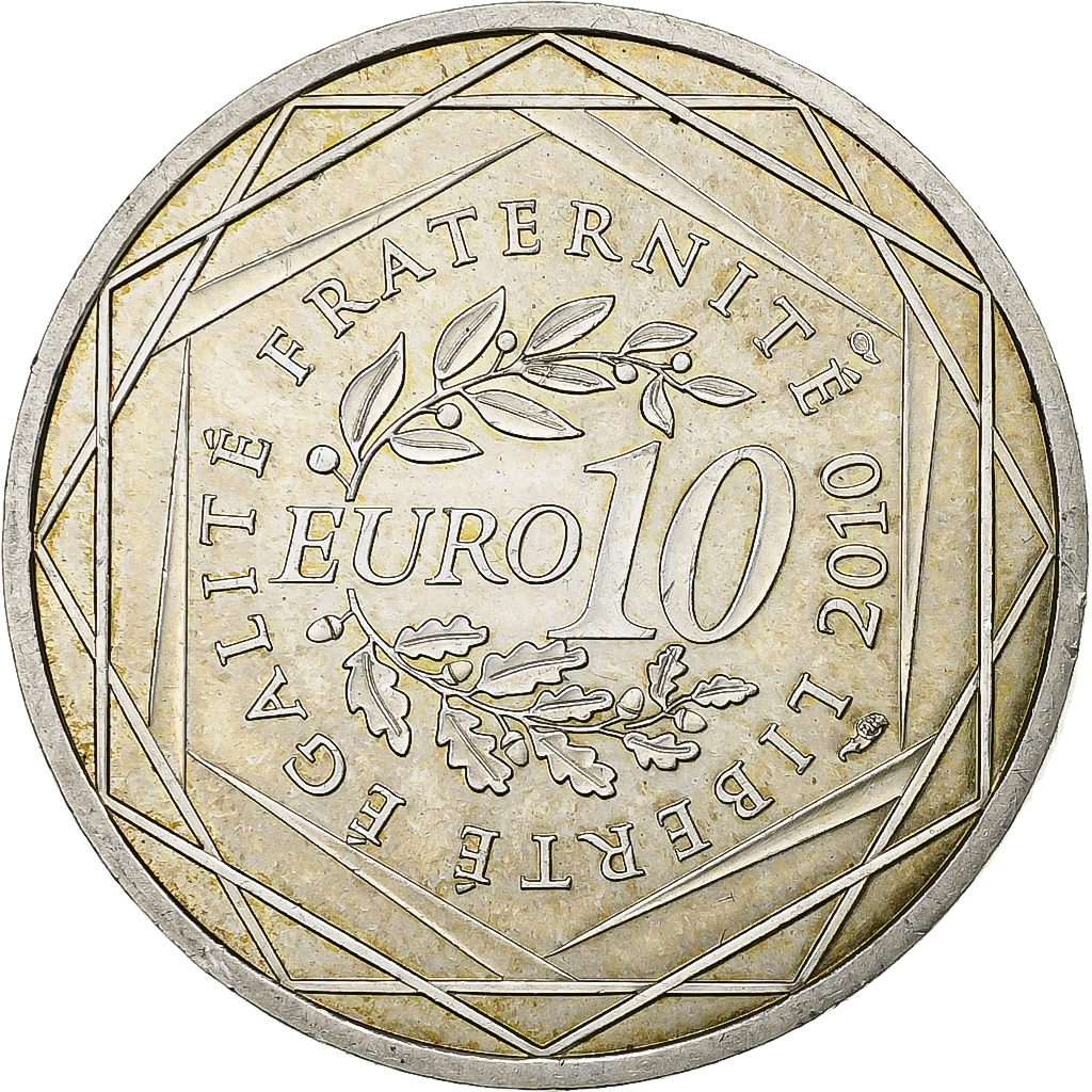 Frankreich, 10 Euro, Euros des régions, Bretagne, 2010, Paris, Silber, VZ+