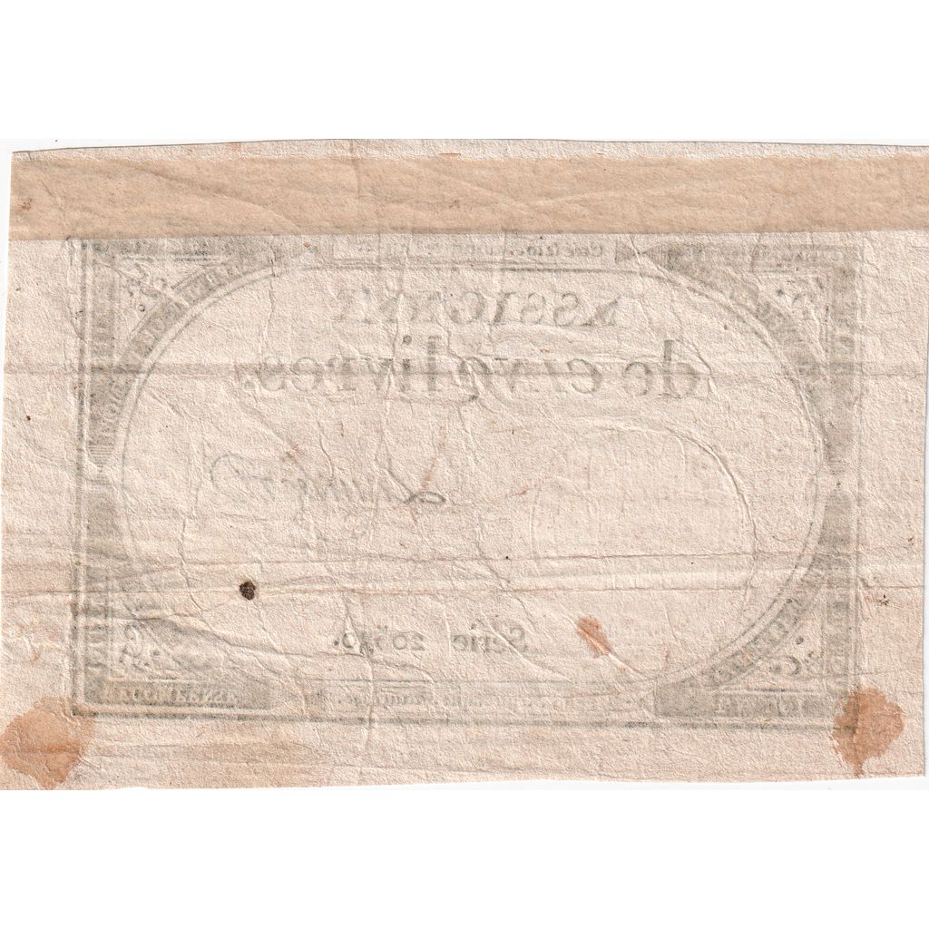 France, 5 Livres, 10 brumaire de l'an 2 - (31 octobre 1793), 20530, EF(40-45)