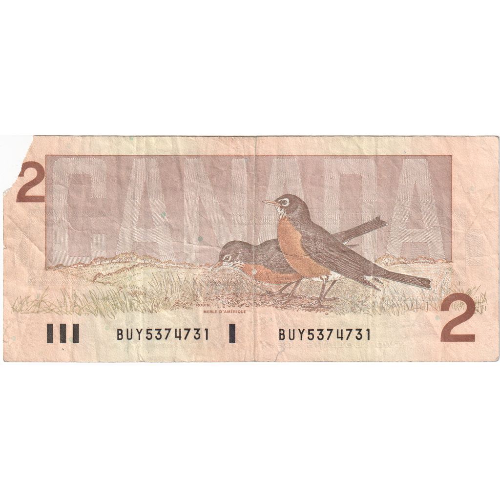 Canada, 2 Dollars, 1986, VF(20-25)