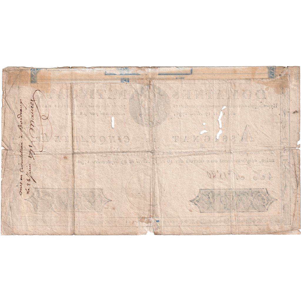 France, 50 Livres, 1790-09-29, 4K, VF(30-35)