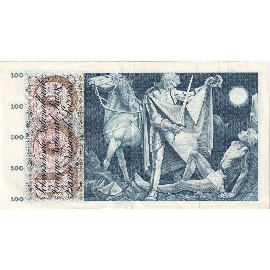Switzerland, 100 Francs, 1964-04-02, AU(50-53), KM:49f