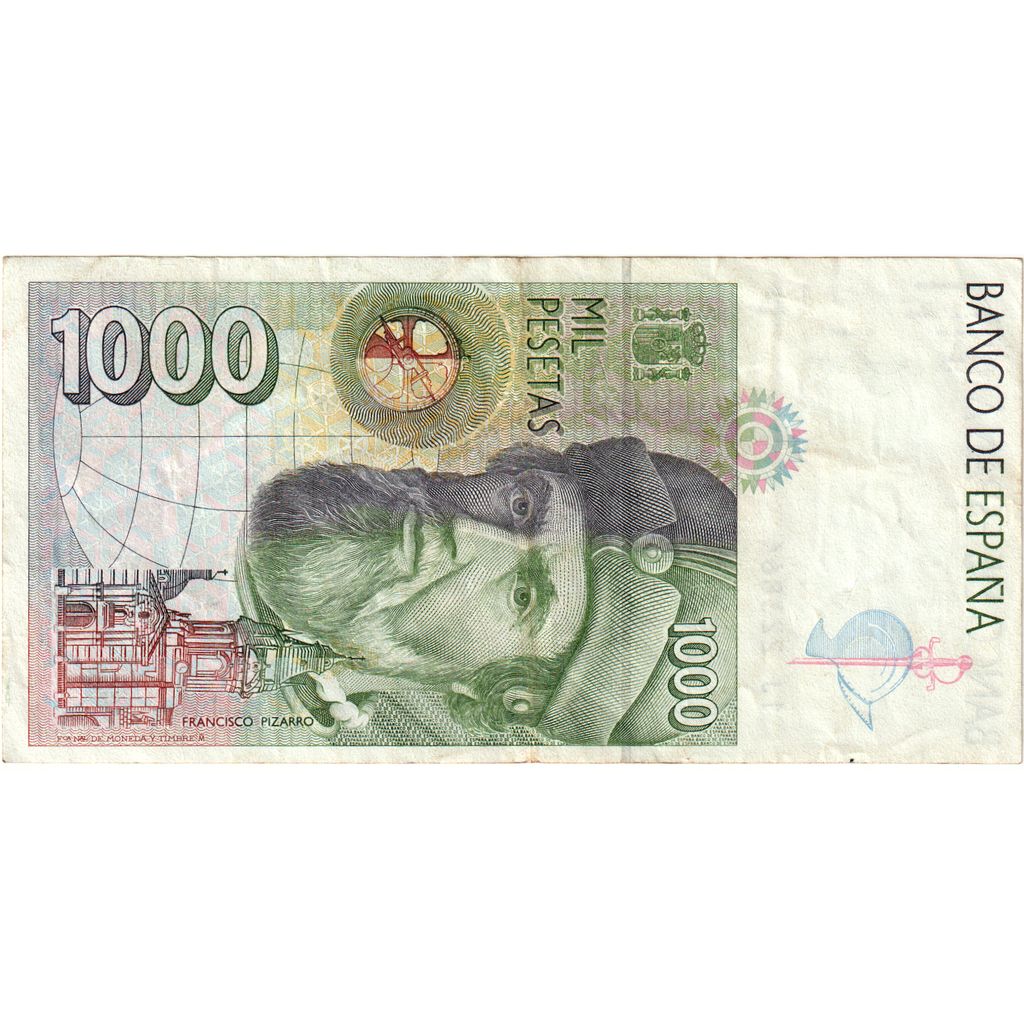 Spain, 1000 Pesetas, 1992-10-12, EF(40-45)