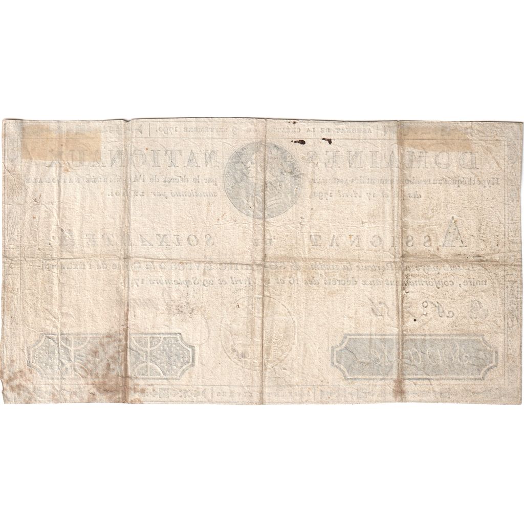 France, 60 Livres, 1790-09-29, B, VF(20-25)