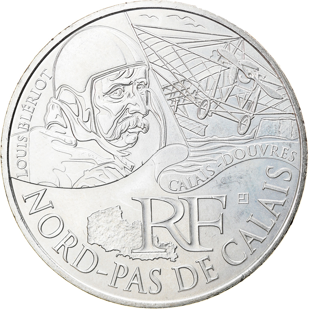 France, 10 Euro, Nord-Pas de Calais, 2012, Paris, , Silver, KM:1880