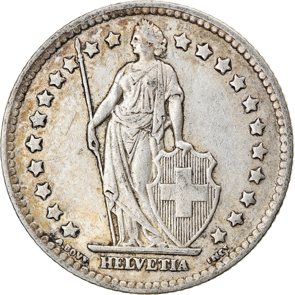 Coin, Switzerland, Franc, 1931, Bern, , Silver, KM:24