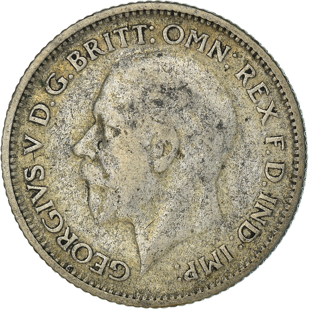 Coin, Great Britain, George V, 6 Pence, 1929, , Silver, KM:832