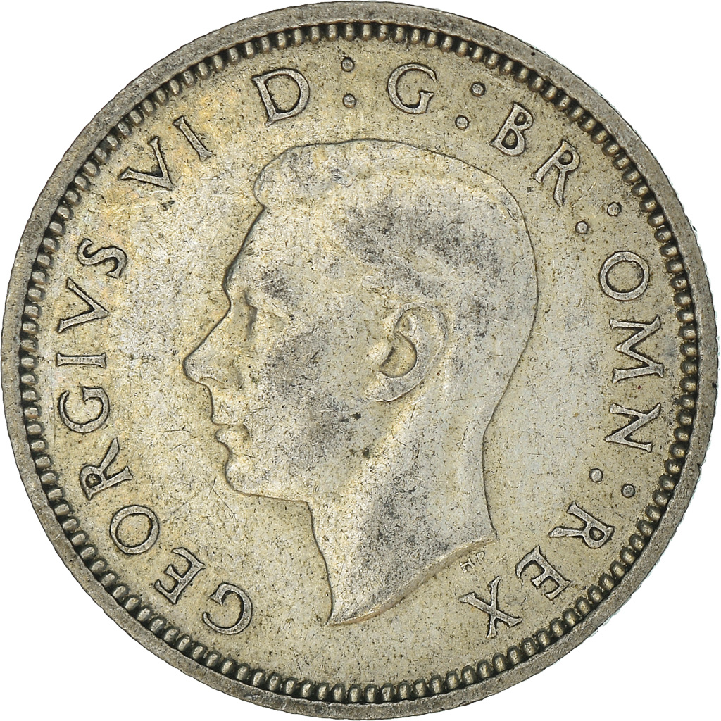 Coin, Great Britain, George VI, 6 Pence, 1941, , Silver, KM:852