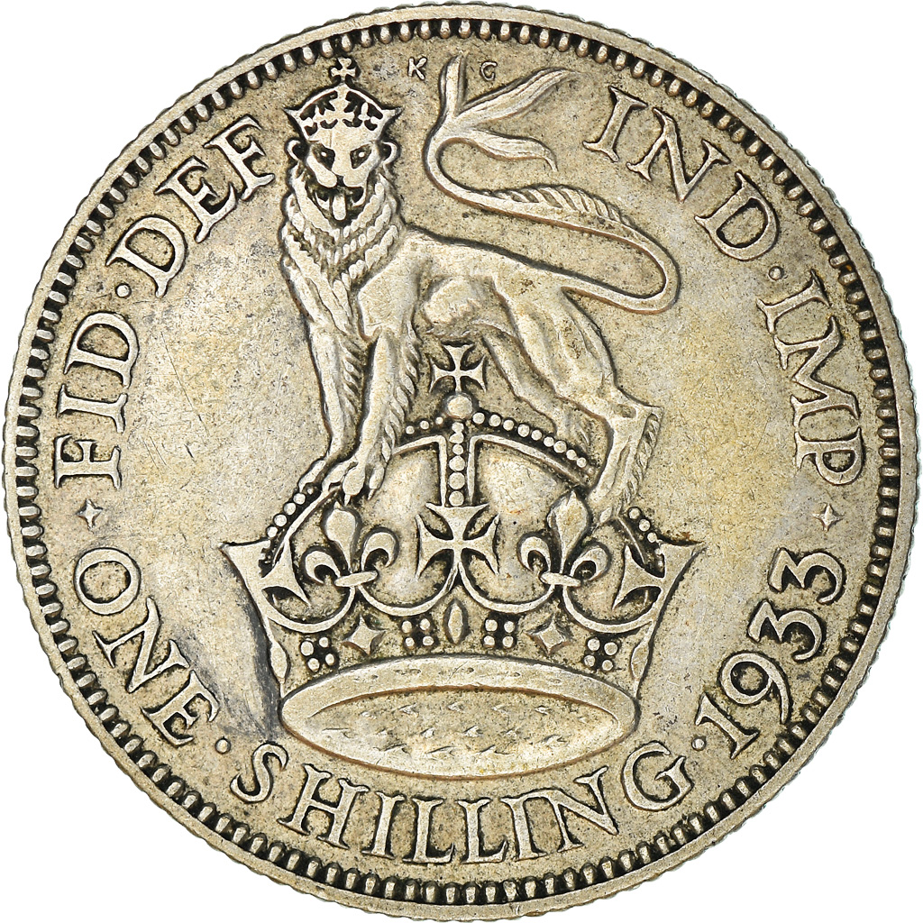 Coin, Great Britain, George V, Shilling, 1933, , Silver, KM:833