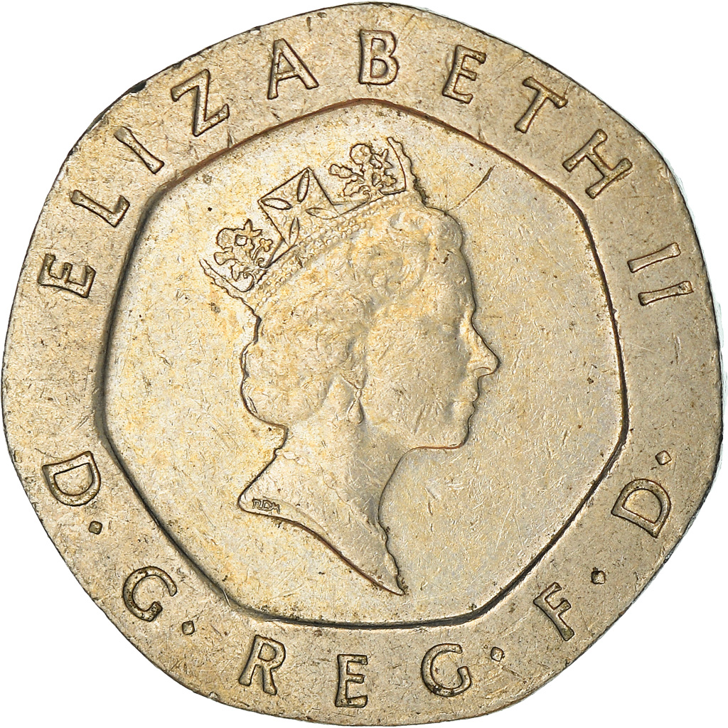 Coin, Great Britain, Elizabeth II, 20 Pence, 1987, , Copper-nickel